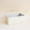 Twine Crate, Ivory