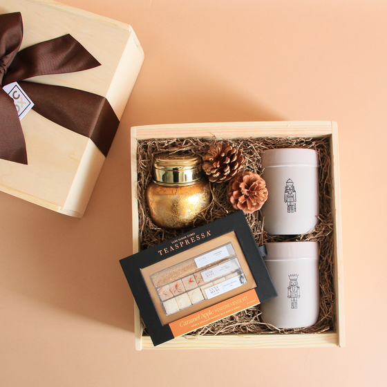 Nutcracker Caramel Apple Gift Crate