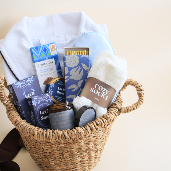 Cozy Winter Spa Gift Basket