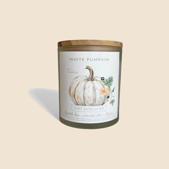 White Pumpkin Botanical Candle